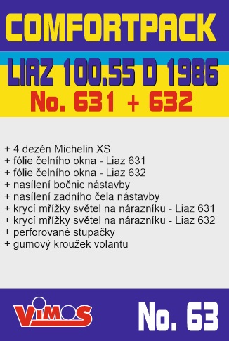 Comfortpack č. 63 - LIAZ 100.55 D, 1:32