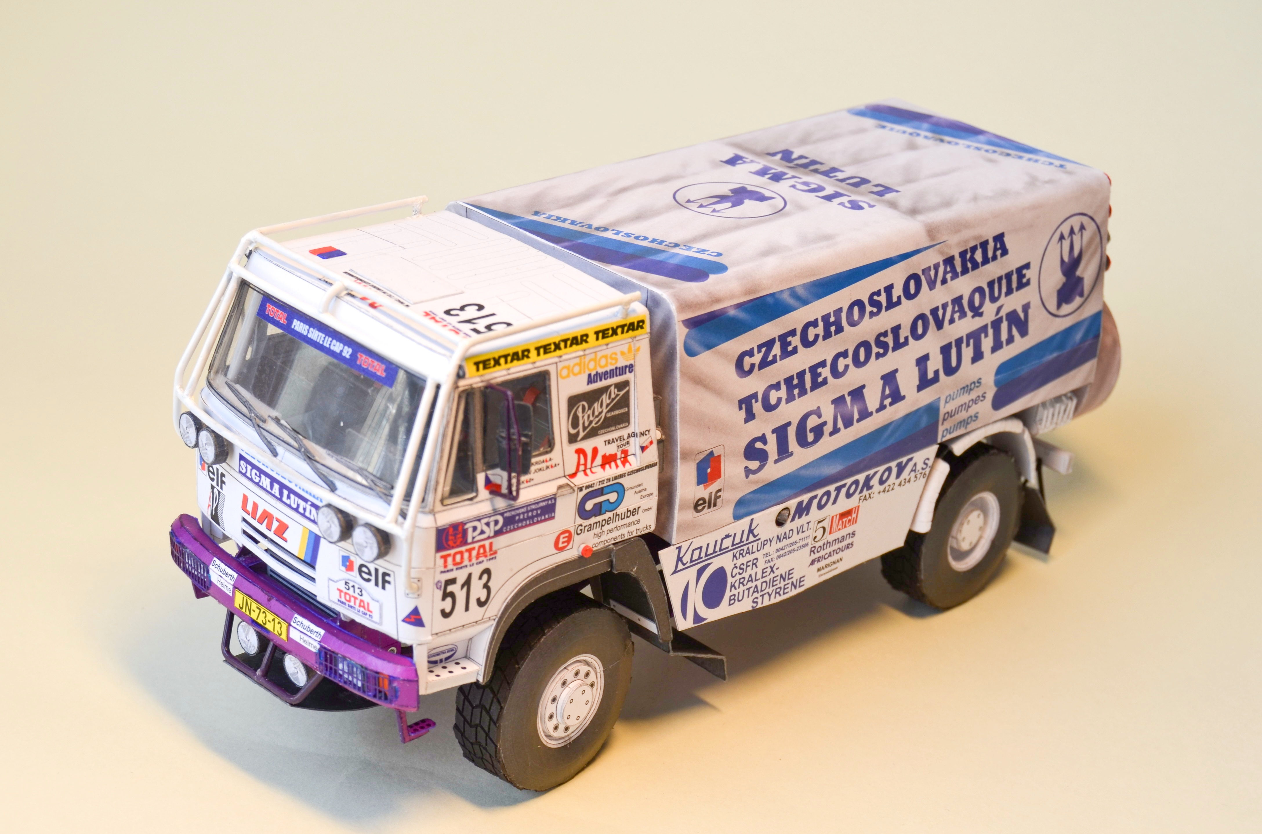 Liaz 231.154 D Paříž - Kapské Město 1992, č. 513, 1:25