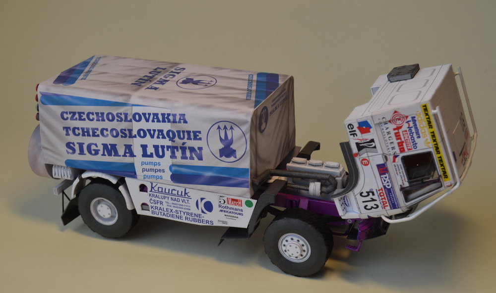 Liaz 231.154 D Paříž - Kapské Město 1992, č. 513, 1:25