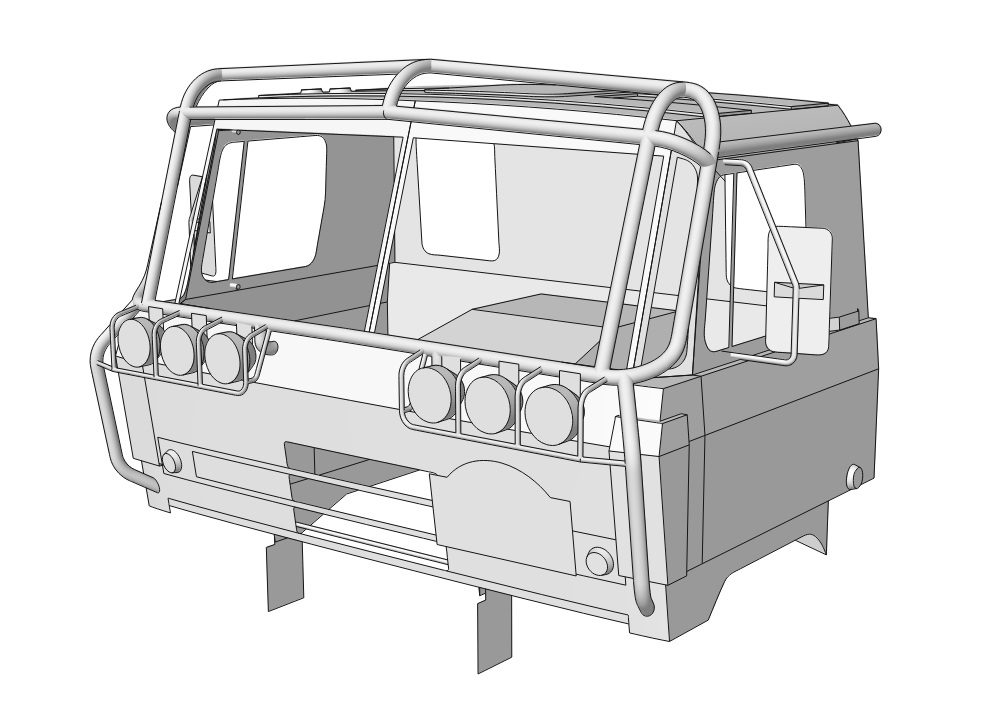 3D Pack "6x6 1987", 1:25