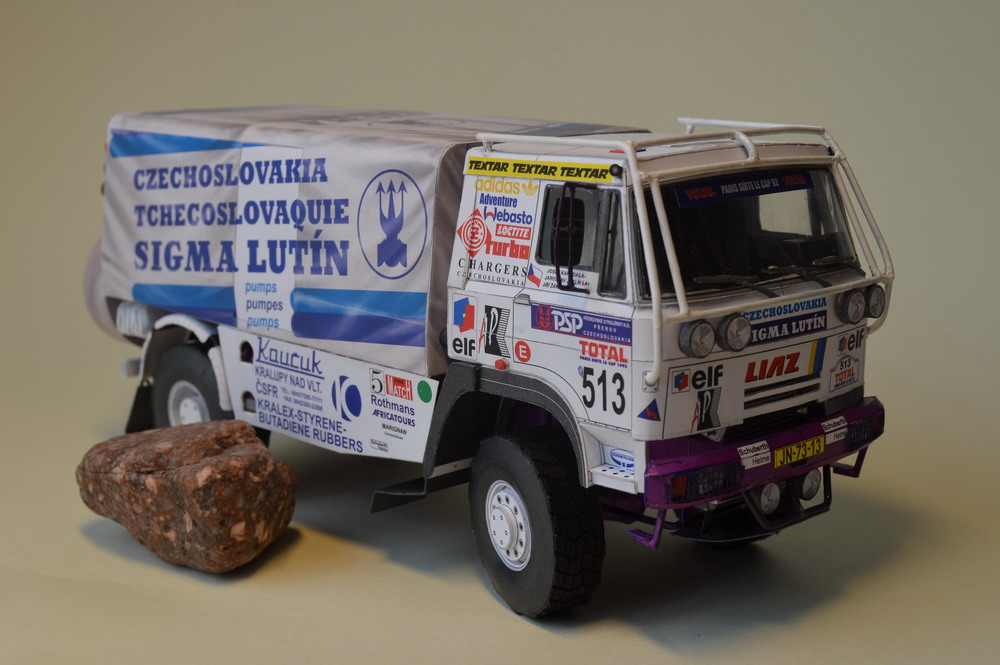 Liaz 231.154 D Paříž - Kapské Město 1992, č. 513, 1:25