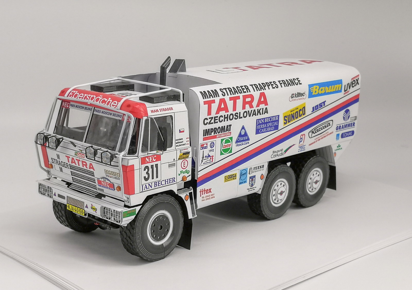 Tatra 815 6x6 Paříž - Kapské Město 1992 & Paříž - Peking 1992, 1:25