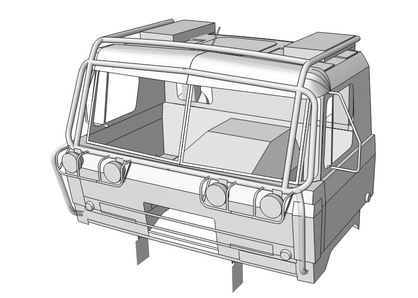 3D Pack "4x4 valník", 1:32