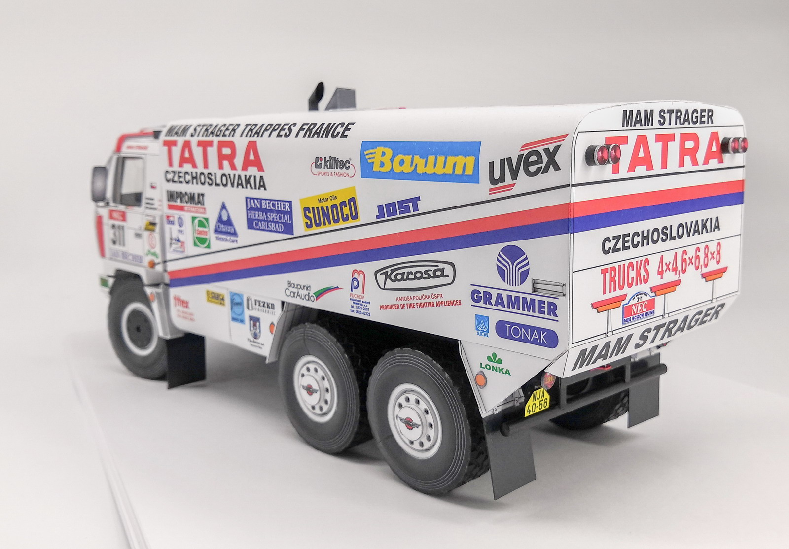 Tatra 815 6x6 Paříž - Kapské Město 1992 & Paříž - Peking 1992, 1:25
