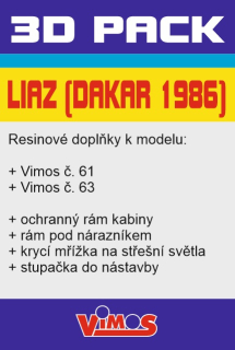 3D Pack "LIAZ Dakar 1986", 1:32