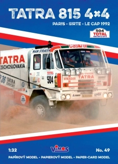 Tatra 815 4x4 Paříž - Kapské Město 1992, 1:32