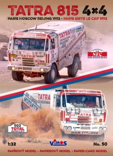 Tatra 815 4x4 Paříž - Kapské Město 1992 & Paříž - Peking 1992, 1:32