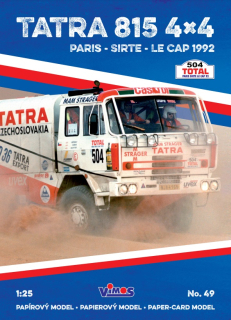 Tatra 815 4x4 - Paříž - Kapské Město 1992, 1:25