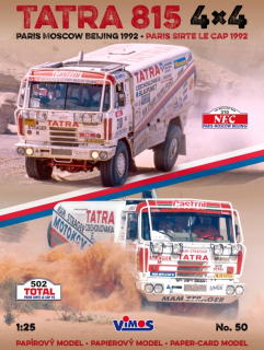 Tatra 815 4x4 - Paříž - Kapské Město 1992 a Paříž - Peking 1992, 1:25